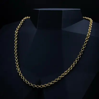 CORRENTE ELO PORTUGUÊS DUPLA DE 4MM