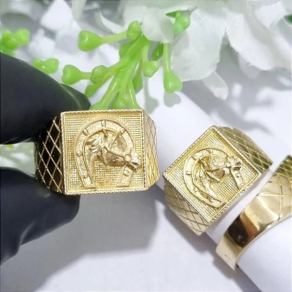 ANEL PERSONALIZADO MACIÇO 100% moeda antiga