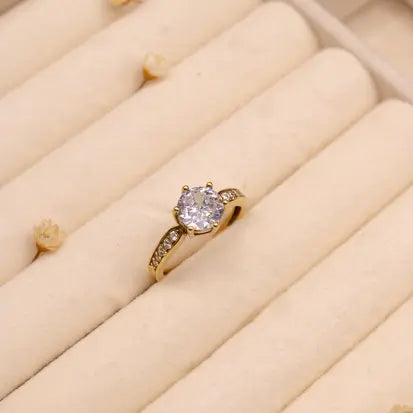 ANEL CRAVEJADO COM PEDRA 8MM