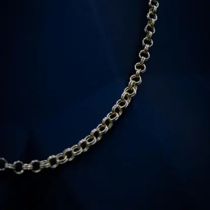 CORRENTE ELO PORTUGUÊS DUPLA DE 4MM