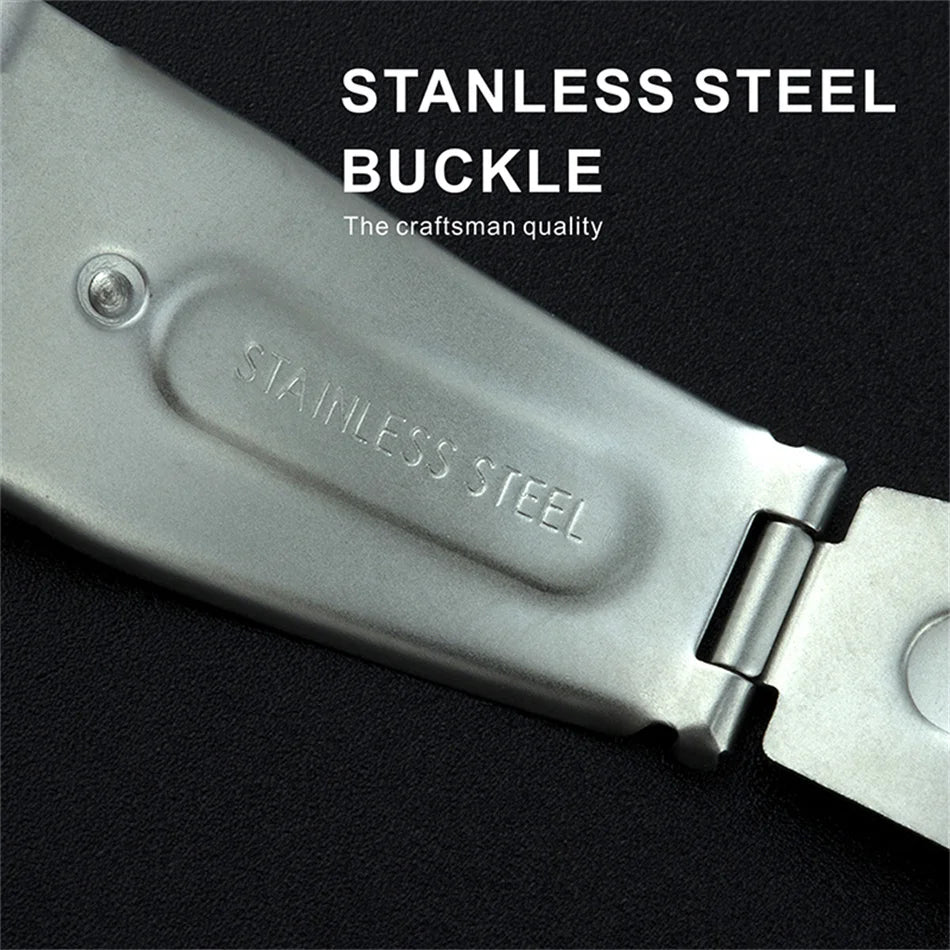 Relógio masculino elegante de negócios, relógio de pulso de quartzo em aço inoxidável.