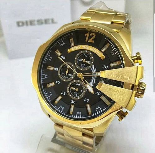 DIESEL 10 BAR DOURADO 53MM - A PROVA D'ÁGUA ATÉ 10 METROS