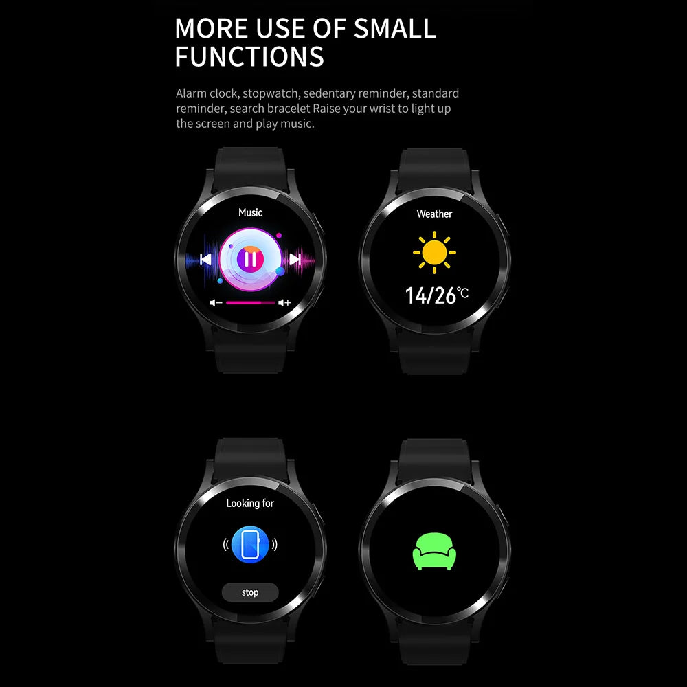 Novos relógios inteligentes com chamada Bluetooth Pro 2025, 1,32 polegadas, 160*160, mostradores personalizados, esportivos, masculinos e femininos, monitor de saúde, smartwatch para homens