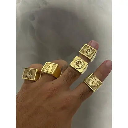 ANEL PERSONALIZADO MACIÇO 100% moeda antiga