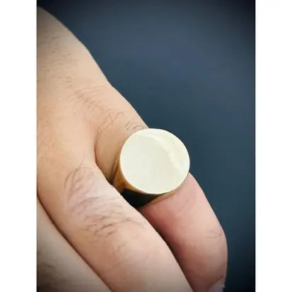 ANEL PERSONALIZADO MACIÇO 100% moeda antiga