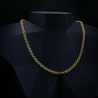 CORRENTE ELO PORTUGUÊS DUPLA DE 4MM