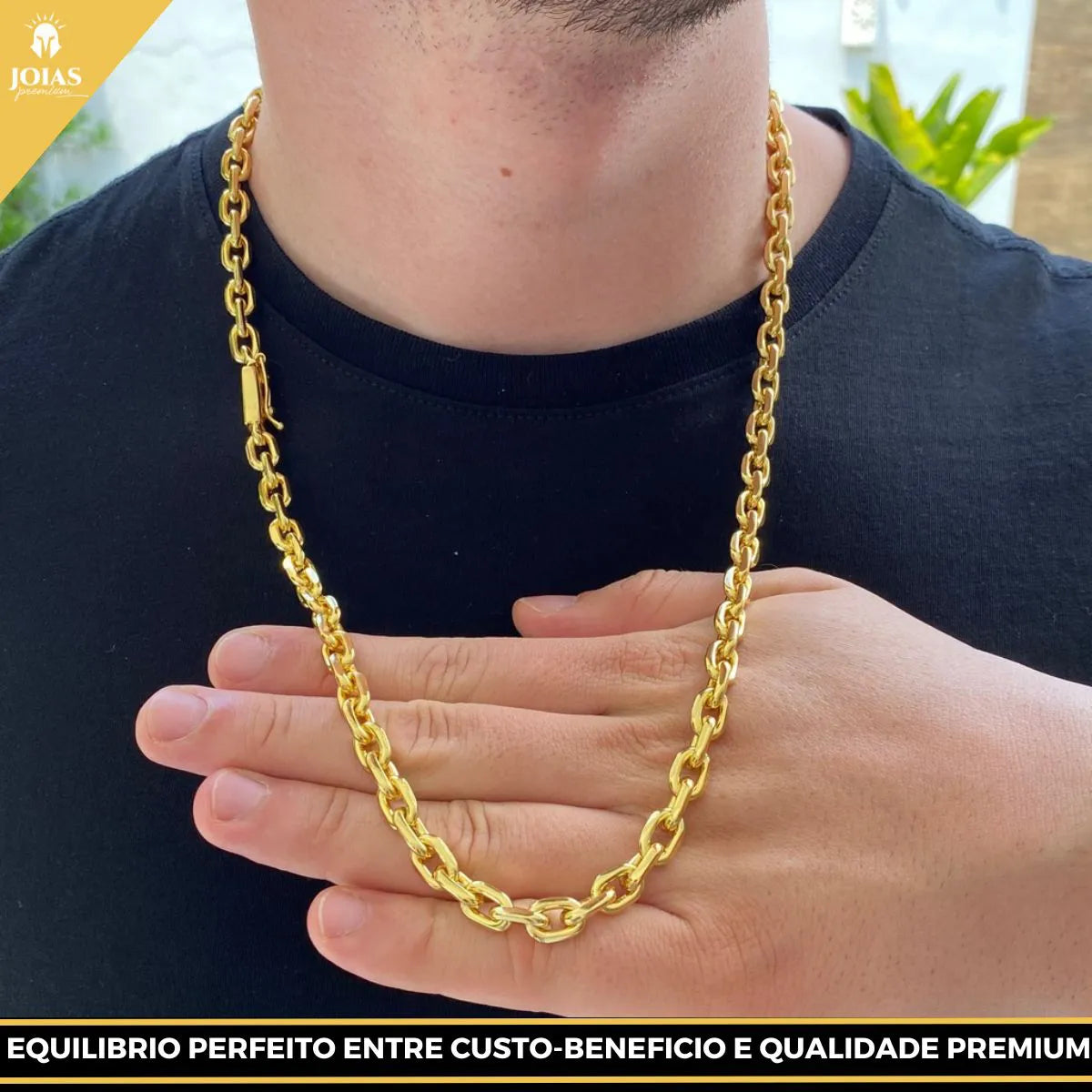 CORRENTE CADEADO QUINA CUSTA DE 12MM